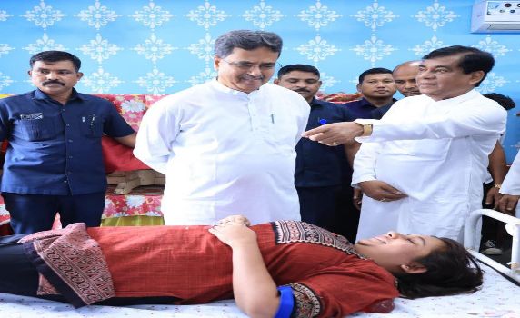 Tripura CM Dr Manik Saha attends blood donation camp organized by Ramkrishna Club, Agartala